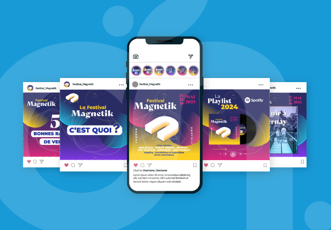 Réseaux sociaux Festival Magnetik
