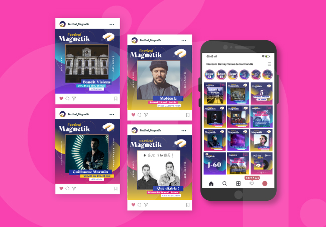 Réseaux sociaux Festival Magnetik