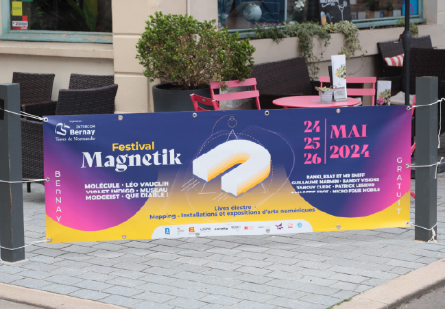 Banderoles Festival Magnetik
