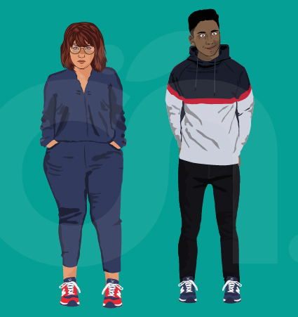 Personnages pions @h social