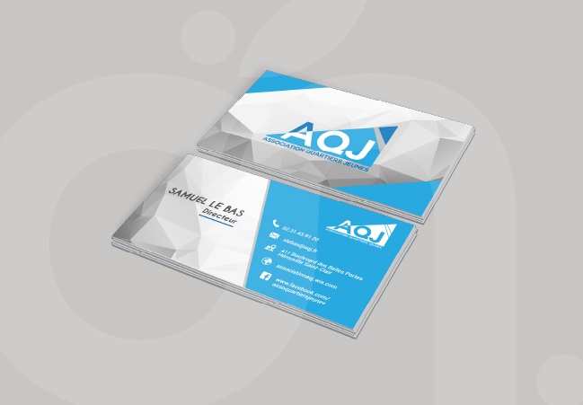 Carte de visite Identité visuelle AQJ