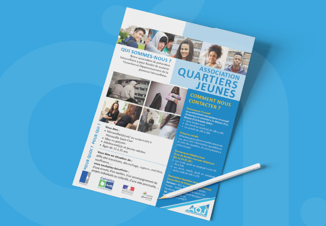 Affiche Identité visuelle AQJ