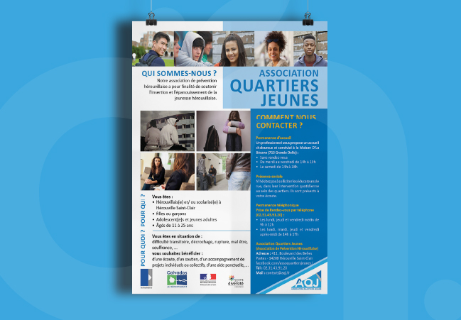 Affiche Identité visuelle AQJ