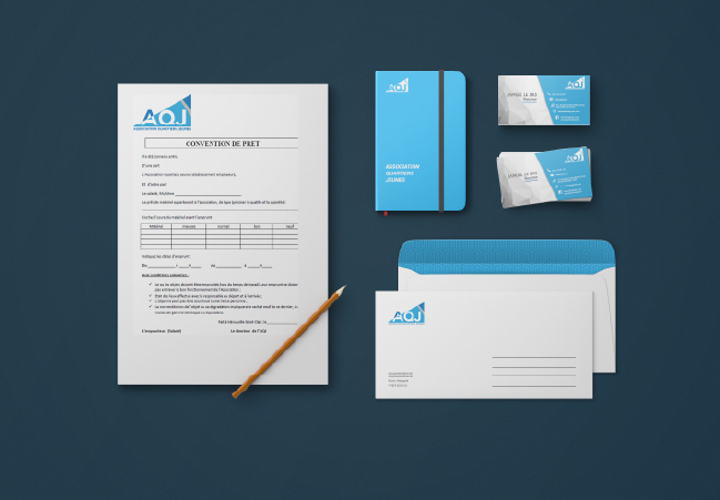 Identité visuelle AQJ