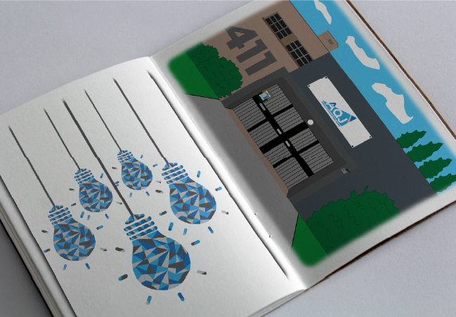 Illustrations Identité visuelle AQJ