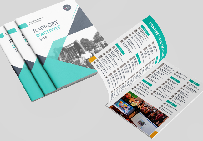 Rapport d'activité Identité visuelle BIJ Orne 