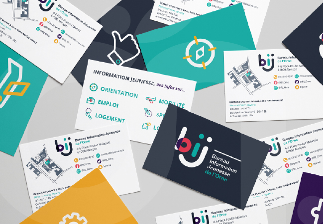 Carte de visite Identité visuelle BIJ Orne