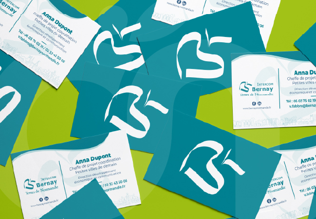 Carte de visite Refonte Identité visuel IBTN