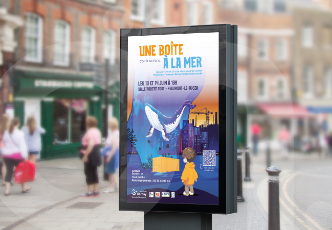 Affichage urbain Conte musical