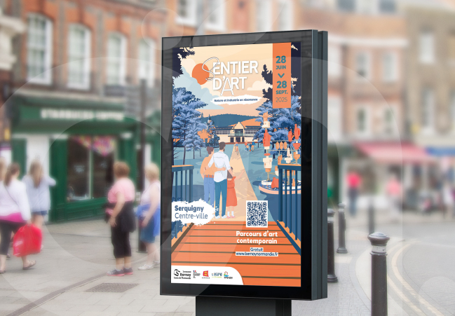 Affichage urbain Sentier d'Art